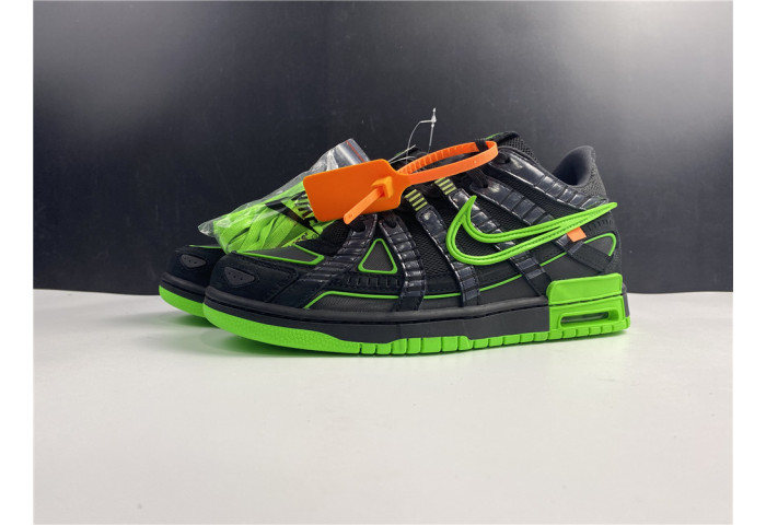 Nike Air Rubber Dunk Off-White Green Strike CU6015-001