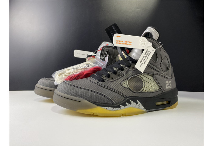 Jordan 5 Retro Off-White Black CT8480-001