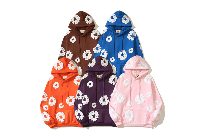 Denim Tears wreath-print cotton Hoodie