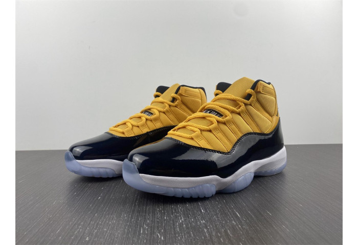 Air Jordan 11 Retro Black Yellow CT8012-118