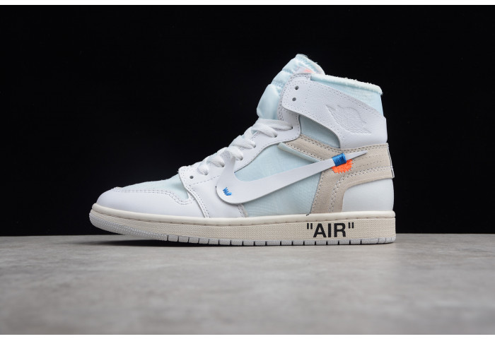 Jordan 1 Retro High Off-White White (GS)  AQ8296-100