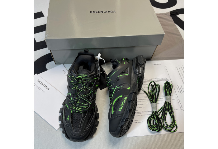 BL TESS S. GOMMA TREK LOW SNEAKERS BLACK GREEN 11607