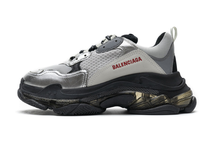 Ba*len*cia*ga triple s black silver 541624 w09e1 7320