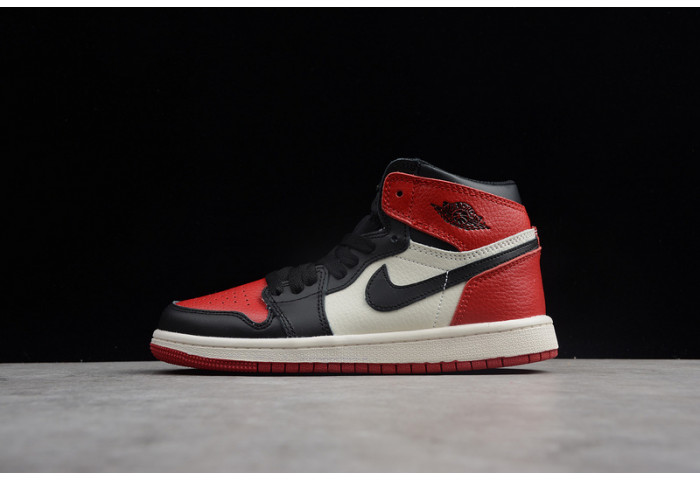 JORDAN 1 RETRO HIGH BRED TOE 555088-610(kid)