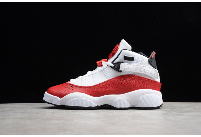 Jordan 6 Rings White University Red 322992-120