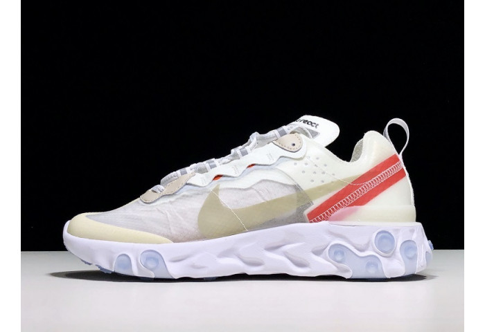 Nike React Element 87 Sail Light Bone AQ1090-100