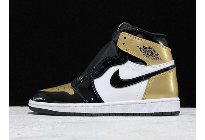Jordan 1 Retro High NRG Patent Gold Toe 861428-007