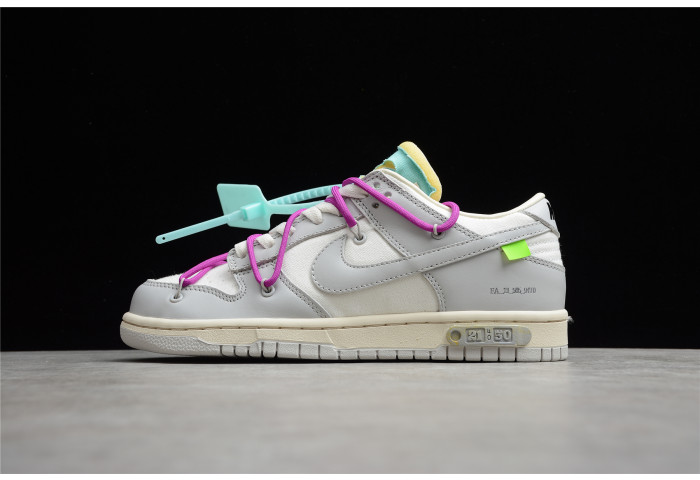 Nike Dunk Low Off-White Lot 21  DM1602-100