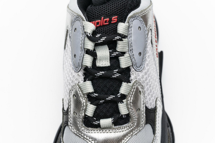 Balenciaga Triple S Black Silver 541624 W09E1 7320