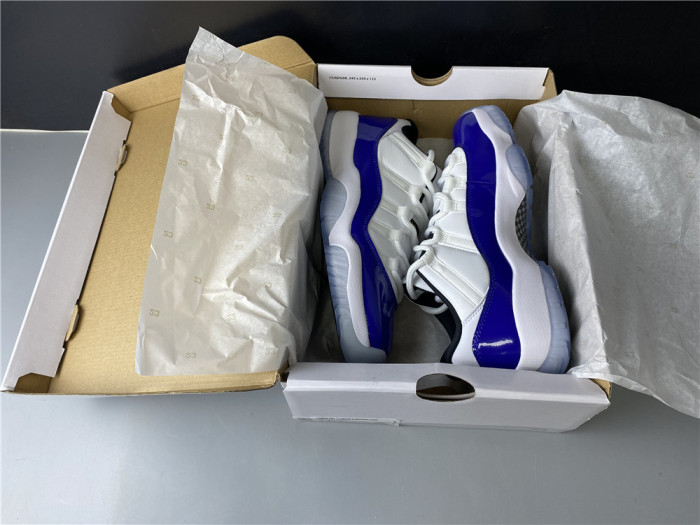 Jordan 11 Retro Low White Concord (W) AH7860-100
