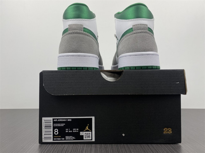 Jordan 1 Mid Grey Green DC7294-103
