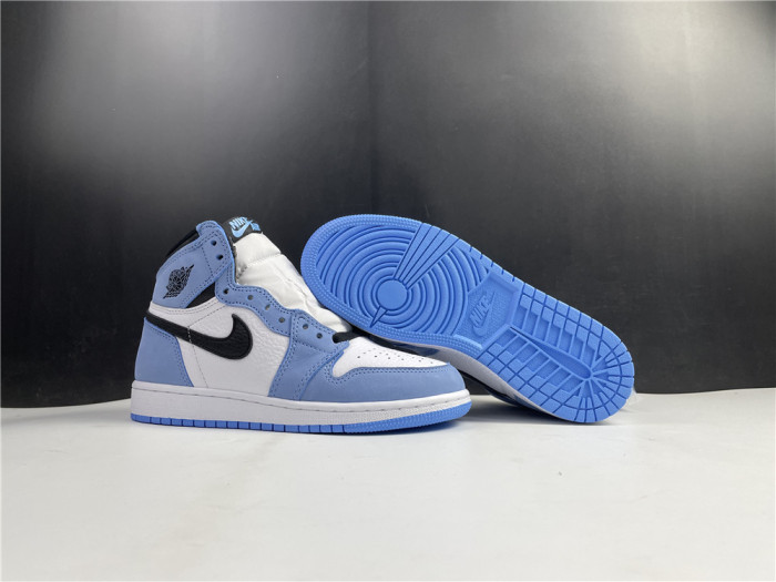Jordan 1 Retro High White University Blue Black 555088-134