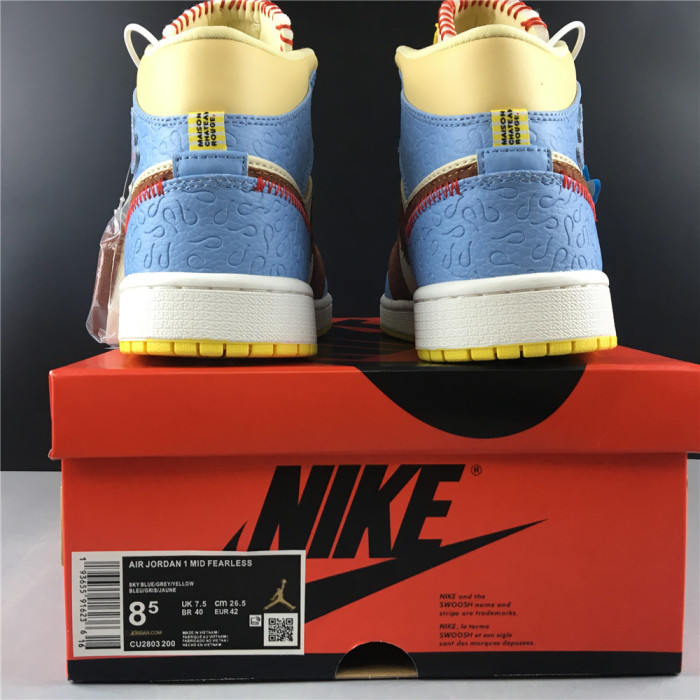 jordan 1 mid se fearless Ma*s*n chateau rouge cu2803-200