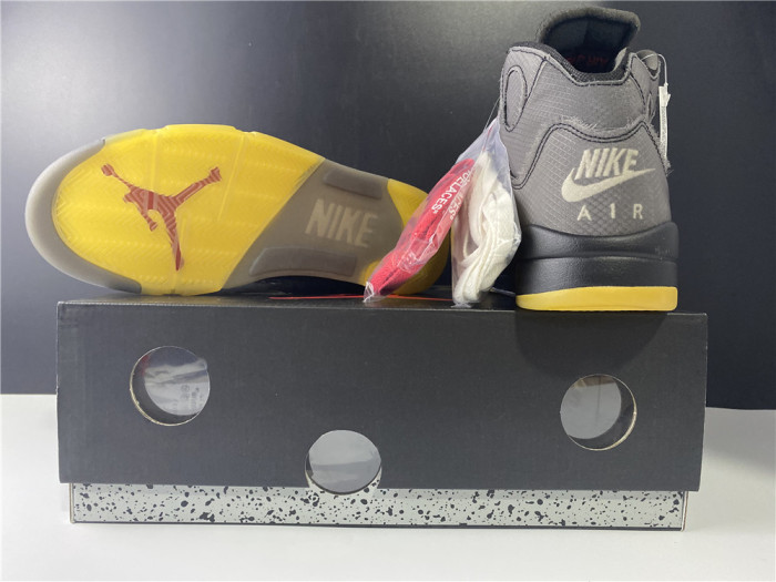 Jordan 5 Retro Off-White Black CT8480-001