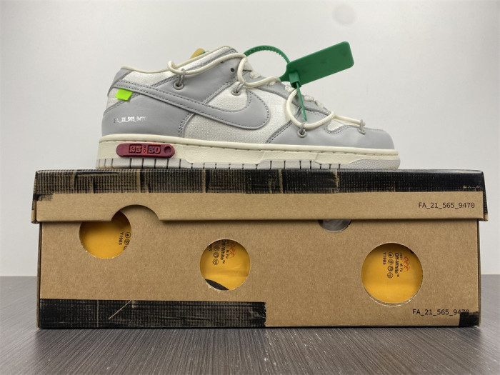 NIKE DUNK LOW OFF-WHITE LOT 25 DM1602-121