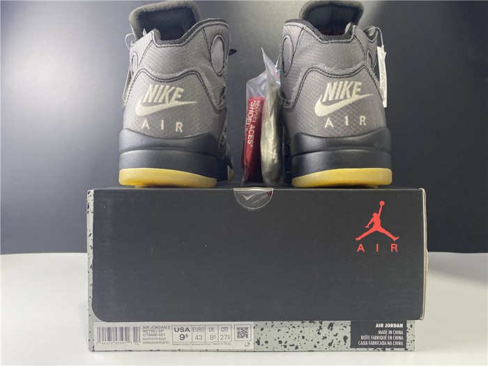 Jordan 5 Retro Off-White Black CT8480-001