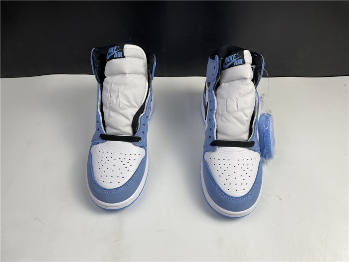 Jordan 1 Retro High White University Blue Black 555088-134