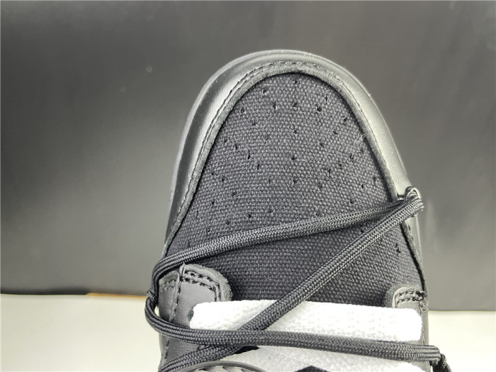 Nike Off-White x Nike Dunk Low Black, silver and purple DM1602-001