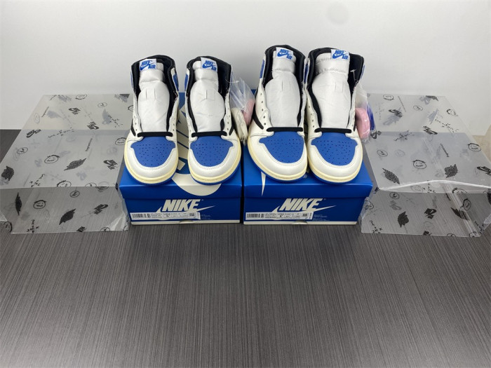 Air Jordan 1 Travis Scott Blank Black Barb True Cap Leather DH3227-105