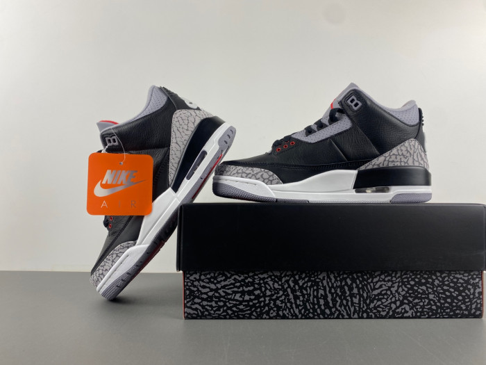 Air Jordan 3 Retro "Black Cement" 2024 DN3707-010
