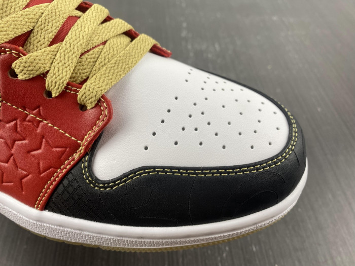 Jordan 1 Mid XQ White Black Sport Red DV0576-176