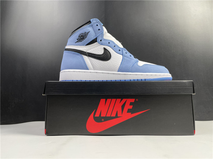 Jordan 1 Retro High White University Blue Black 555088-134