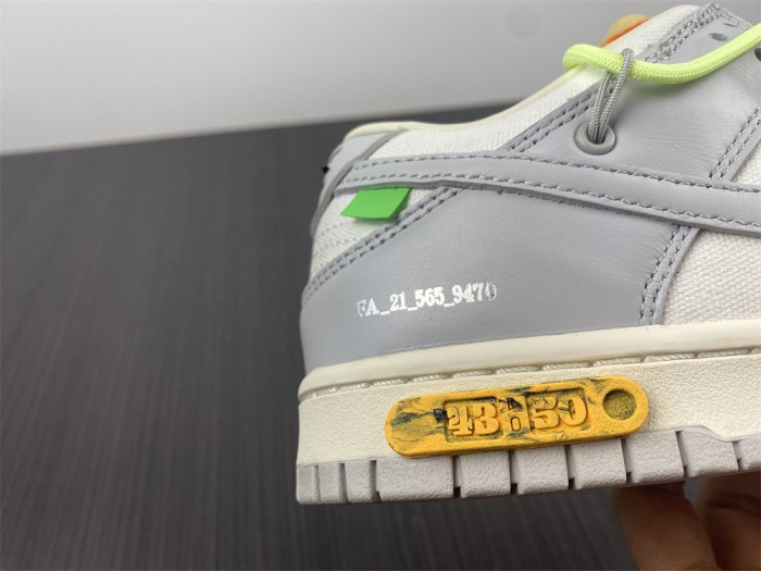 Nike Dunk Low Off-White Lot 43 - DM1602-128