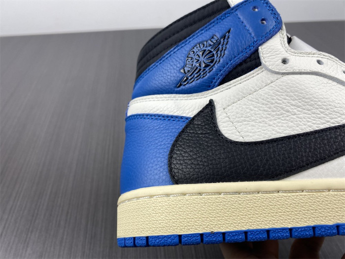 Air Jordan 1 Travis Scott Blank Black Barb True Cap Leather DH3227-105