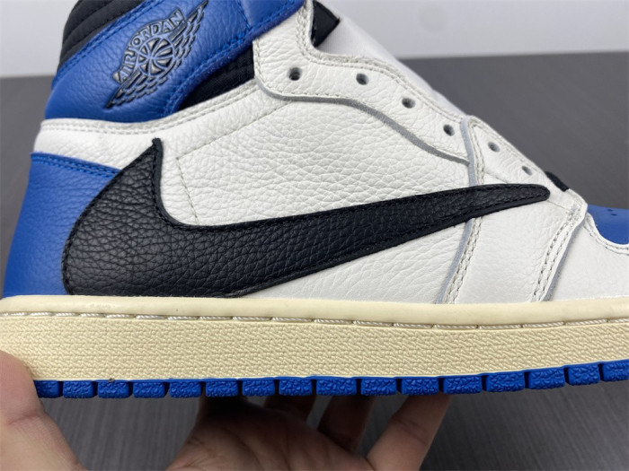 Air Jordan 1 Travis Scott Blank Black Barb True Cap Leather DH3227-105