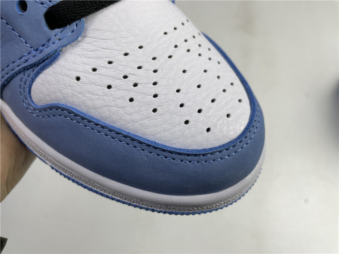 Jordan 1 Retro High White University Blue Black 555088-134