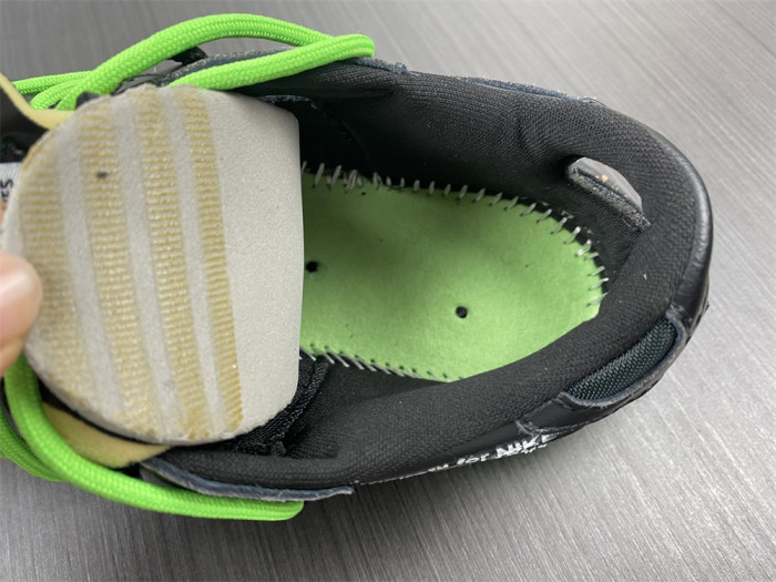 Off-White x Nike Blazer Low Black Green DH7863-001