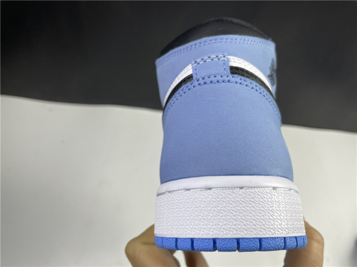 Jordan 1 Retro High White University Blue Black 555088-134