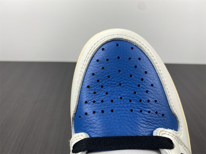 Air Jordan 1 Travis Scott Blank Black Barb True Cap Leather DH3227-105