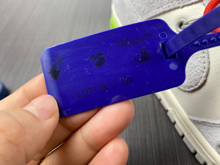 Nike Dunk Low Off-White Lot 13 - DJ0950-110