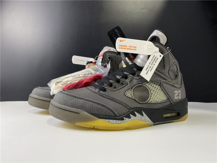 Jordan 5 Retro Off-White Black CT8480-001