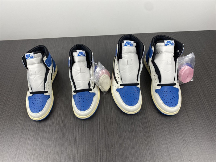 Air Jordan 1 Travis Scott Blank Black Barb True Cap Leather DH3227-105