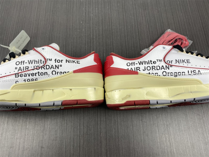 Jordan 2 Retro Low SP Off-White White Red DJ4375-106