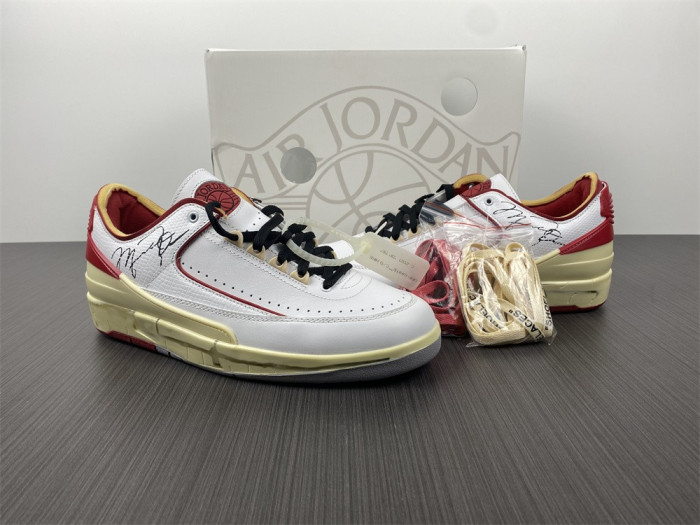 Jordan 2 Retro Low SP Off-White White Red DJ4375-106