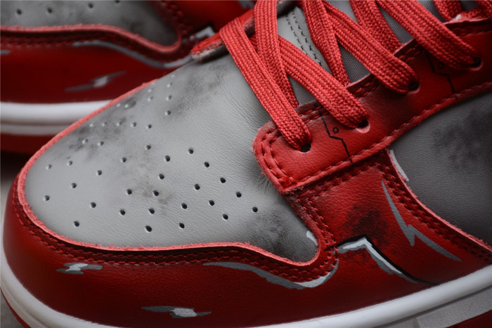 Nike Dunk Low Retro Medium Grey Varsity Red UNLV (2021) DD1391-002