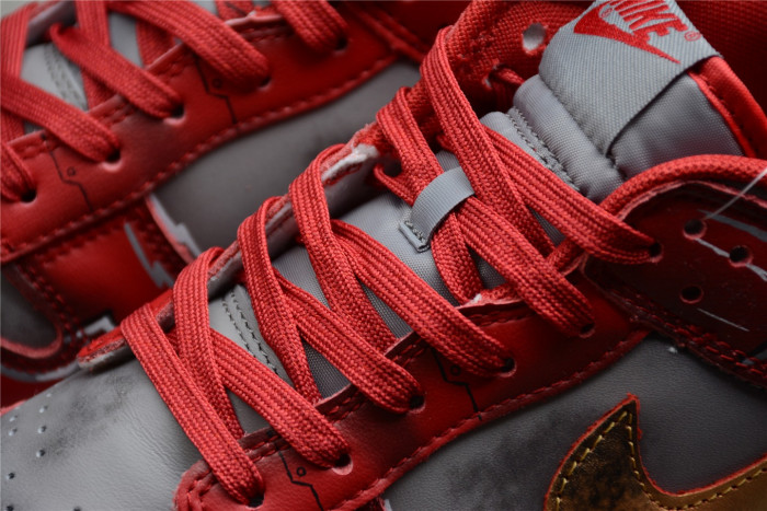 Nike Dunk Low Retro Medium Grey Varsity Red UNLV (2021) DD1391-002