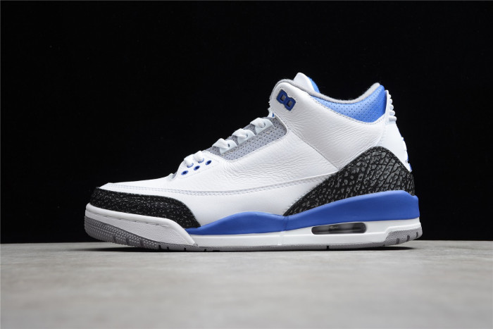 Jordan 3 Retro White/Royal Blue CT8532-145