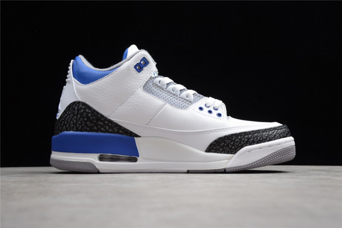 Jordan 3 Retro White/Royal Blue CT8532-145
