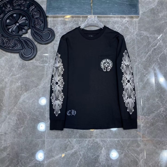 Chrome Hearts Men''s Long-Sleeve T-shirt Sweatshirt