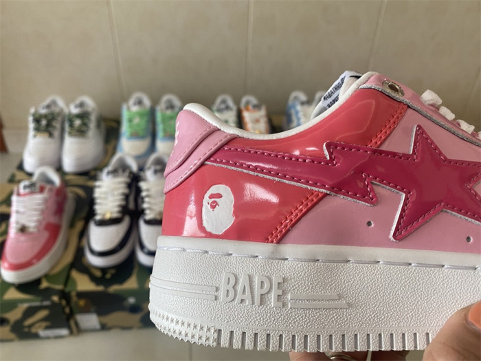 A BATHING APE BAPE STA LOW BLACK 001FWH701001_BLK_A