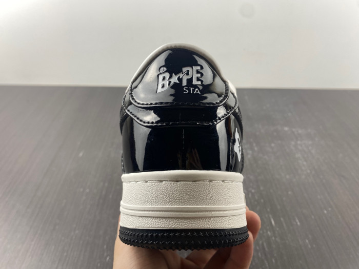 A BATHING APE BAPE STA LOW BLACK 001FWH701001_BLK_A