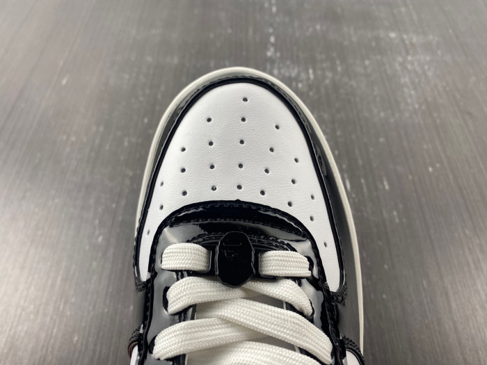 A BATHING APE BAPE STA LOW BLACK 001FWH701001_BLK_A