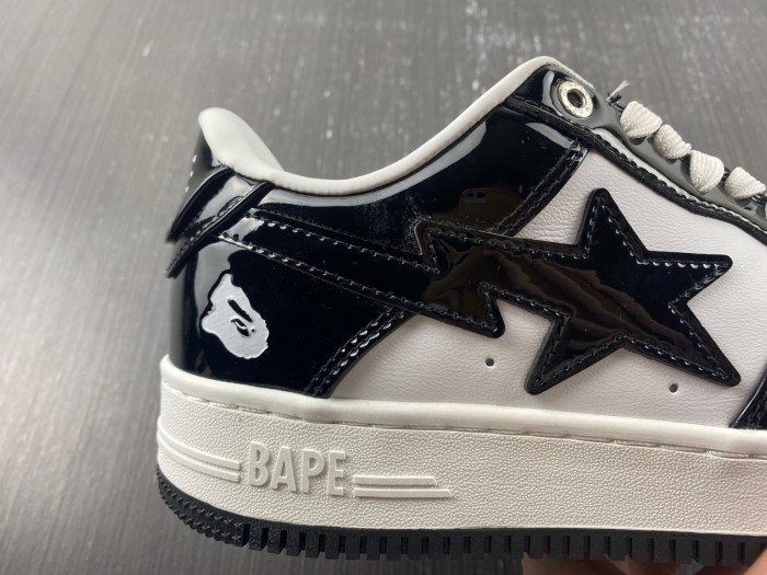 A BATHING APE BAPE STA LOW BLACK 001FWH701001_BLK_A