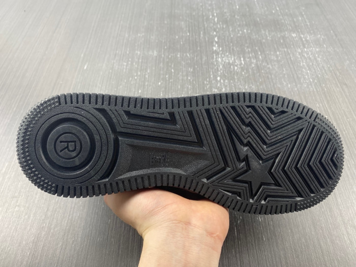 A BATHING APE BAPE STA LOW BLACK 001FWH701001_BLK_A