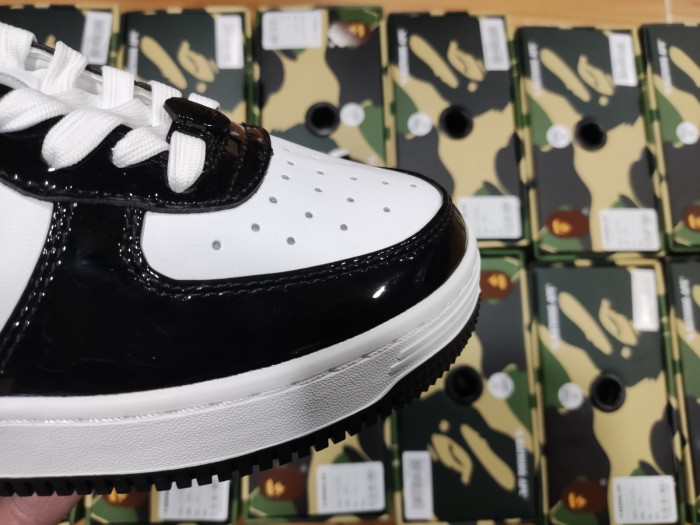 A BATHING APE BAPE STA LOW BLACK 001FWH701001_BLK_A