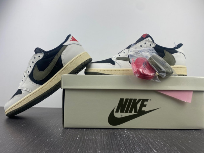 TRAVIS SCOTT X AIR JORDAN AIR JORDAN 1 RETRO LOW OG OLIVE DZ4137-106